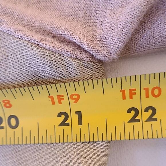 Calvin Klein Womens Open Front Flowy Beige Cardigan Sweater Size M - Picture 7 of 10